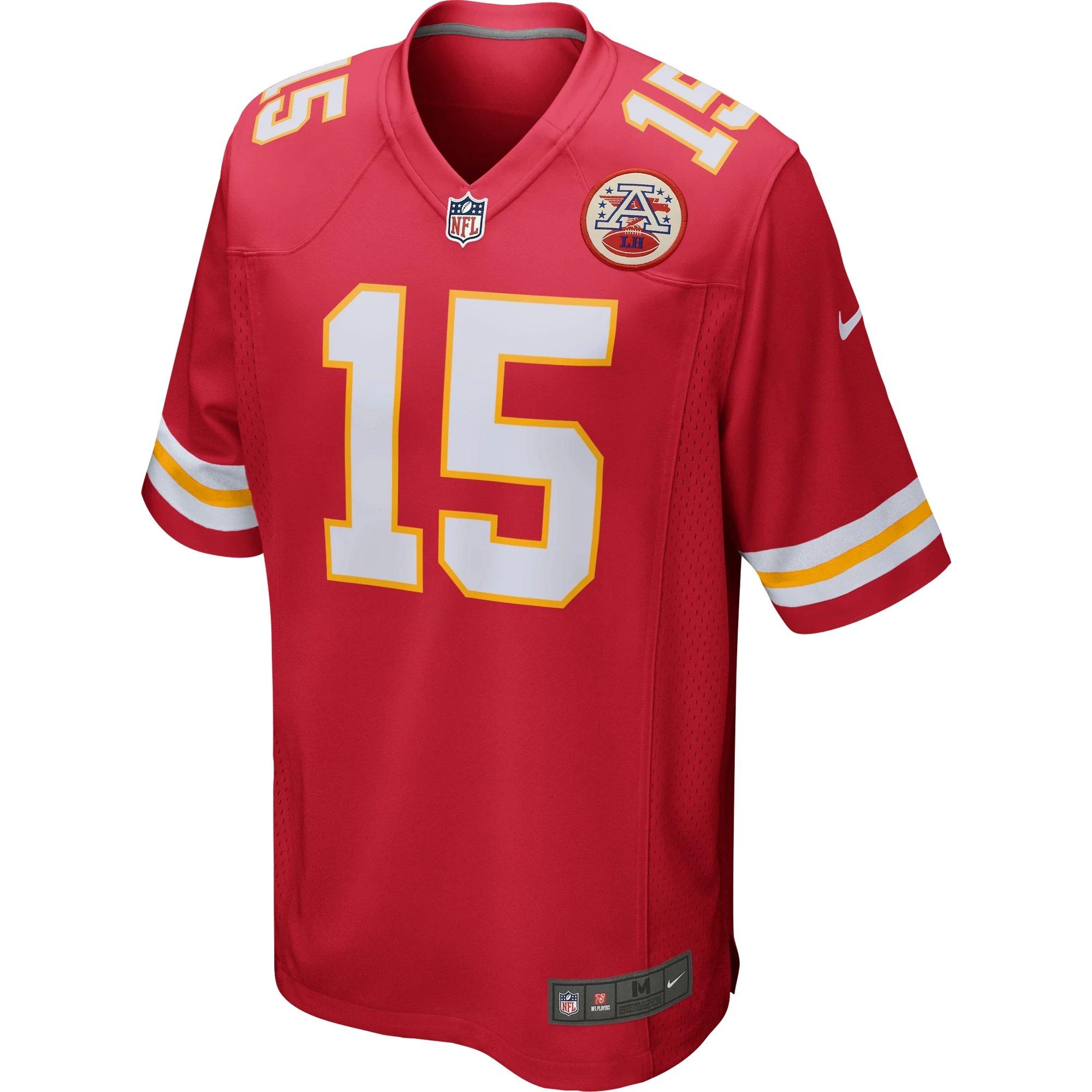 Nike Men's Kansas City Chiefs Patrick Mahomes NFL Pro-Cut Game Jersey - RED
